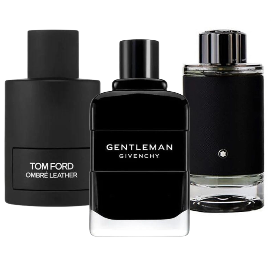 Coffret 3 Parfums - Tom Ford Ombre Leather, Givenchy Gentleman, et Montblanc Explorer 100ml