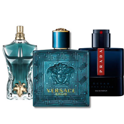 Coffret 3 Parfums - Prada Luna Rossa, Versace Eros, Le Beau (Eau de Parfum)